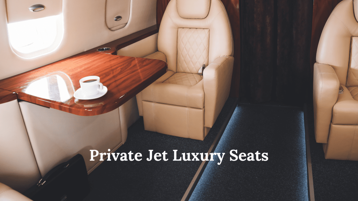 luxury seats on a private jet. Learn how they offer unparalleled comfort, privacy, advanced technology, and exceptional service